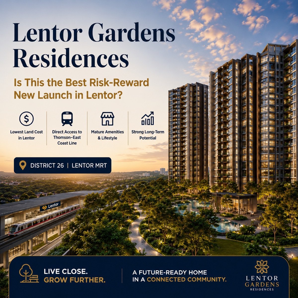 The Cheapest Land Cost In Lentor