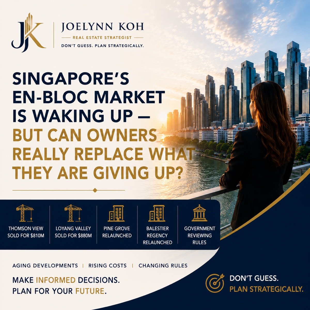 Singapore's En Bloc Market Is Waking Up — But Can Owners Really Replace What They're Giving Up?