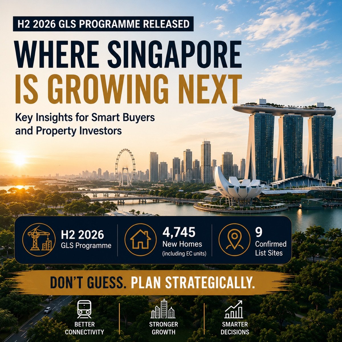The Government Just Revealed Where Singapore Is Growing Next — Are Buyers Paying Attention?