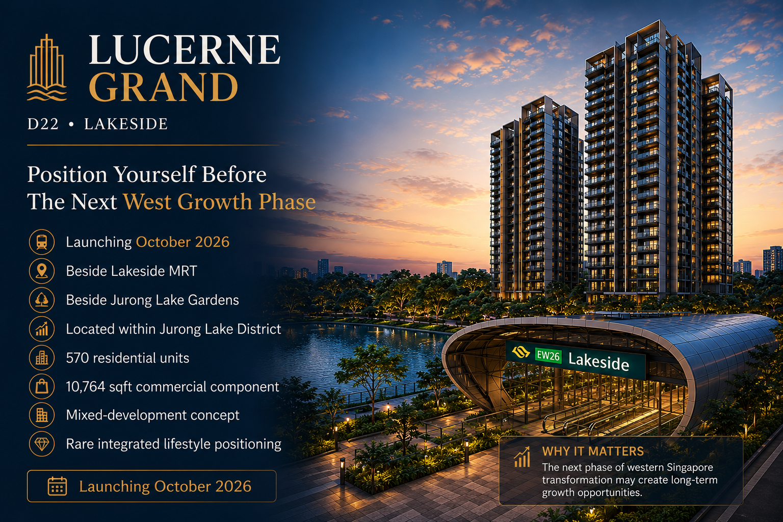 Lucerne Grand Lakeside MRT new launch
